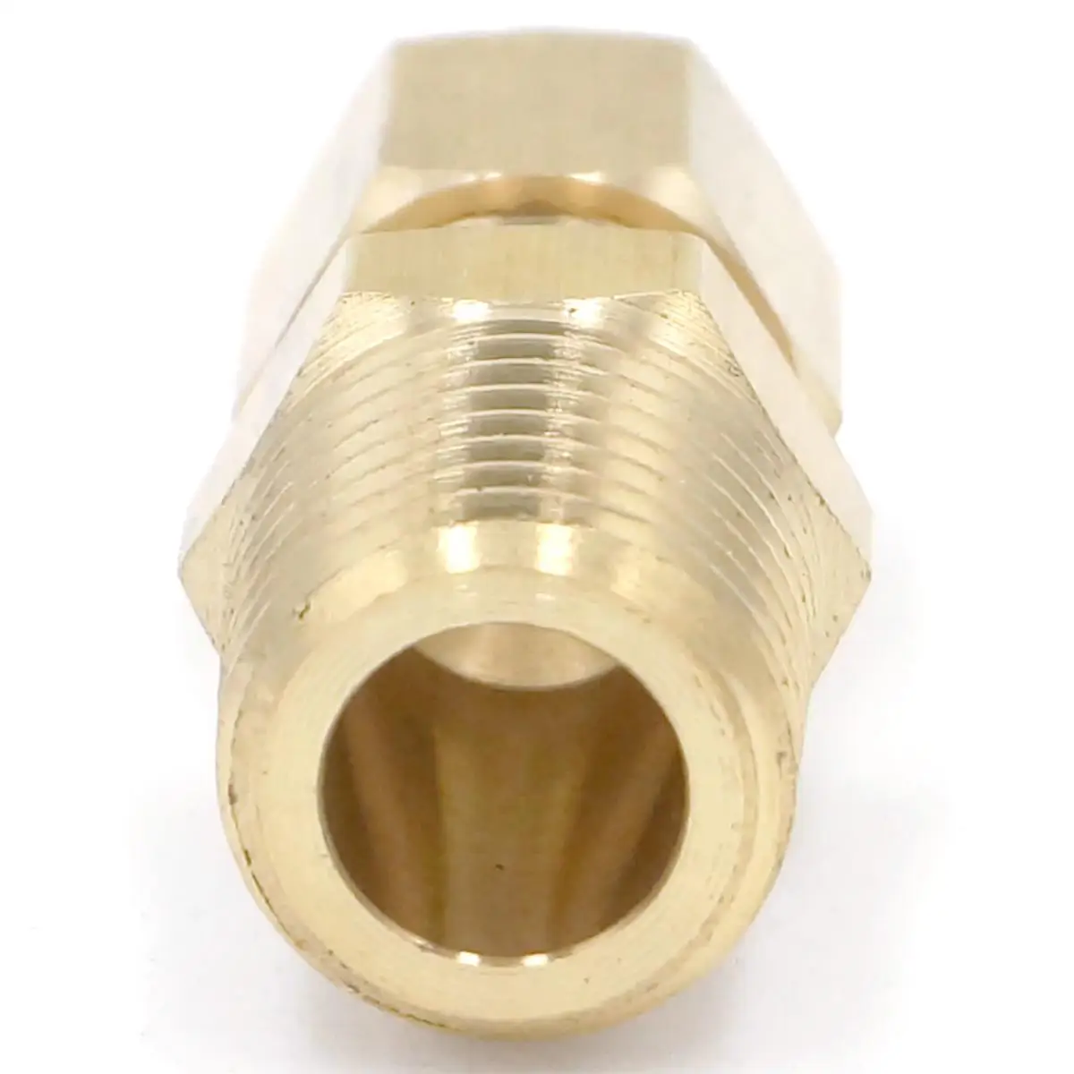 1/4 "NPT Männlichen x Fit 1/4" Rohr OD Compression Union Messing Rohr Fitting Anschluss