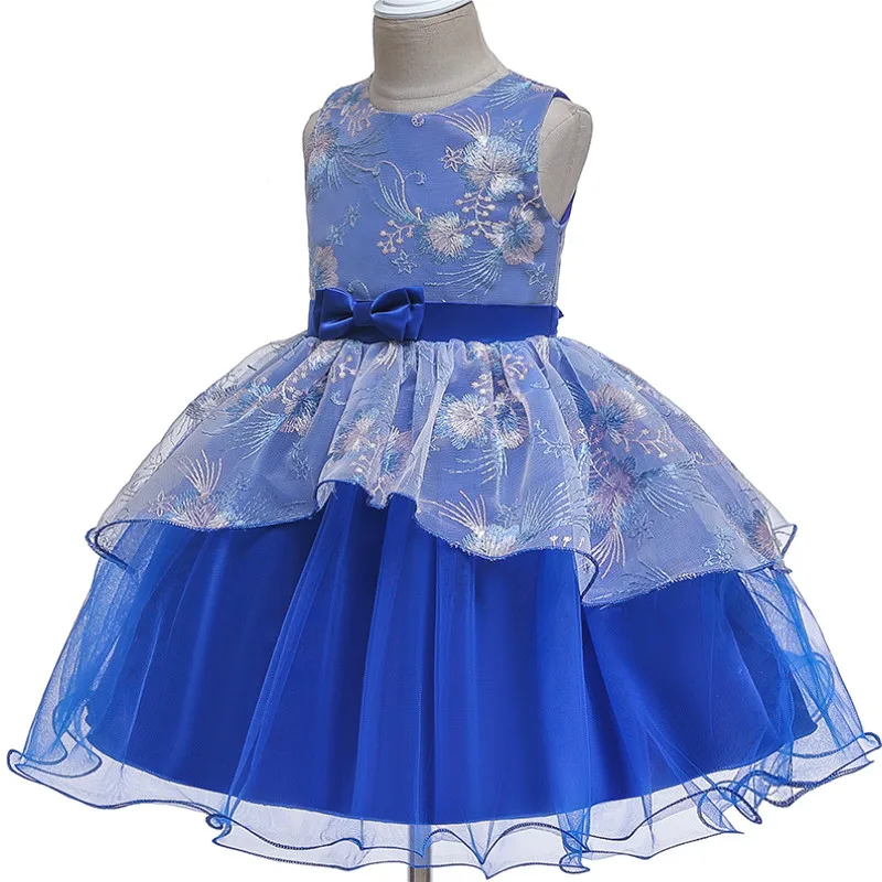 Baby Girls Christmas Party Tutu Dress Girls Wedding Princess Ball Gown Brithday Dresses Children Clothes Kids Clothing New Year