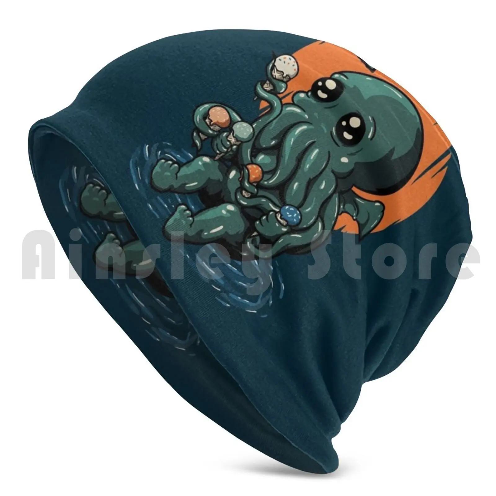 Ice Cream Destroyer-Baby Cthulhu Kids Beanies Knit Hat Hip Hop Cthulhu Call Of Cthulhu Cthulhu Sea