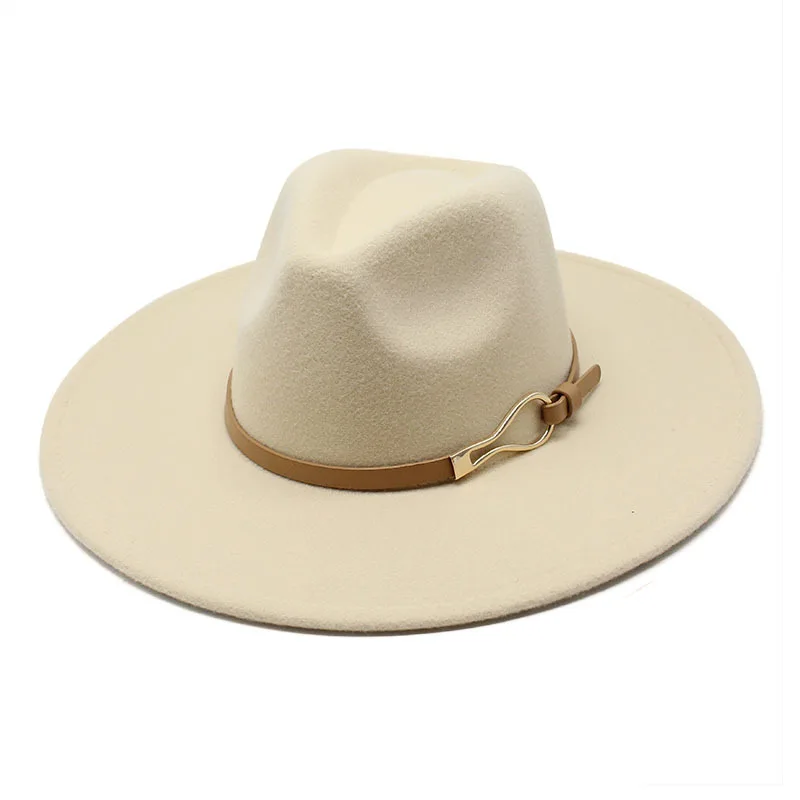 Fedora-Hut für Damen, breiter Krempe, 9,5 cm, Vintage-Khaki, gefilzter Jazz-Hut, Wintermütze für formelle Anlässe, sombreros de mujer – Detail 23