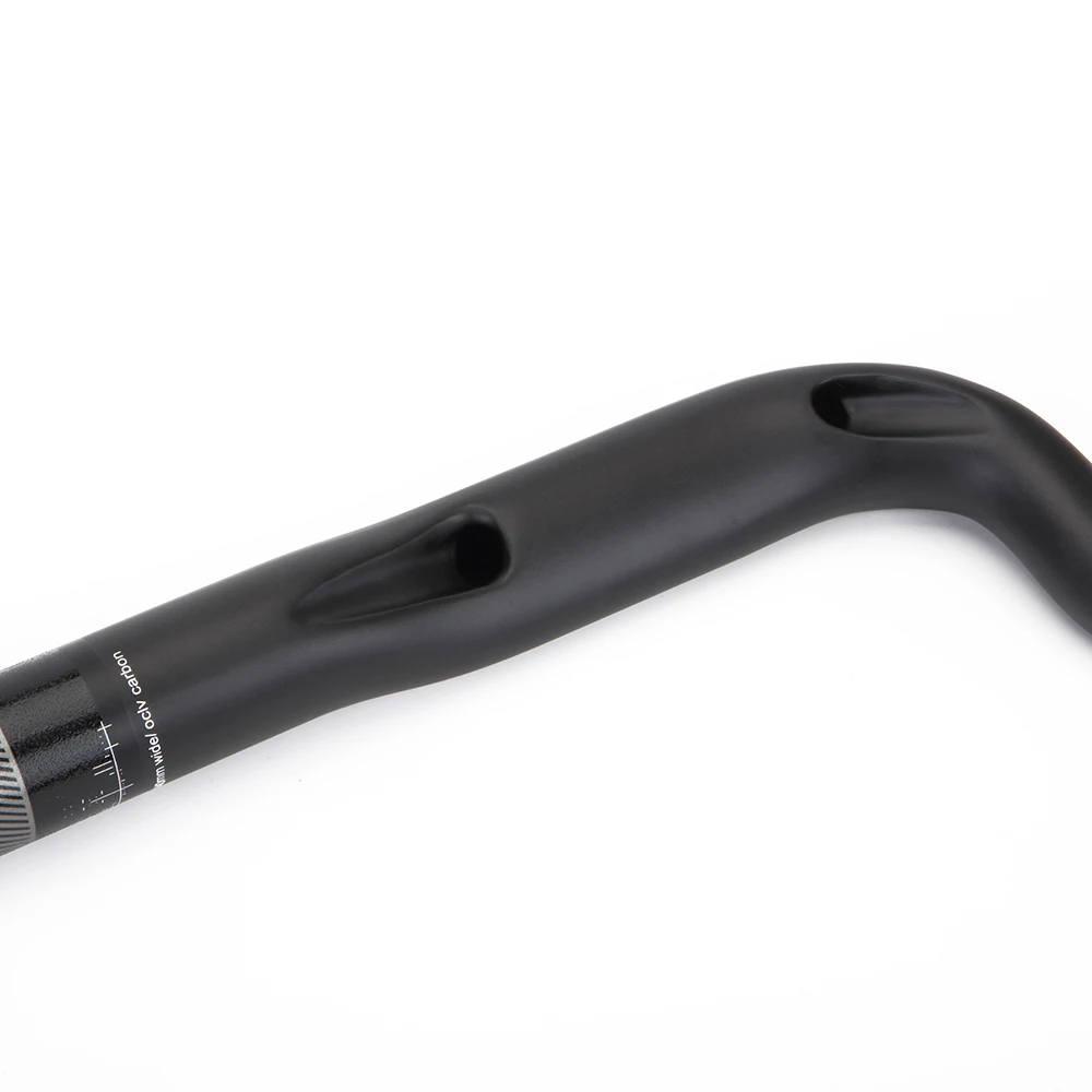Neuer Carbon-Gravel-Lenker mit Großer Flare-Bar für Cyclocross und Rennräder, 380/400/420/440mm Carbonfaser-Fahrradlenker – Detail 12