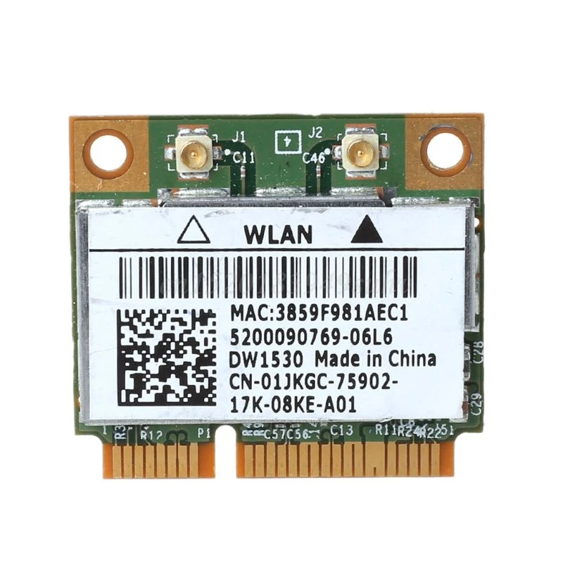 BCM4322 Wireless 802.11a/b/g/n Dual Band Mini Pci-e Wifi Card DW1530 for Dell