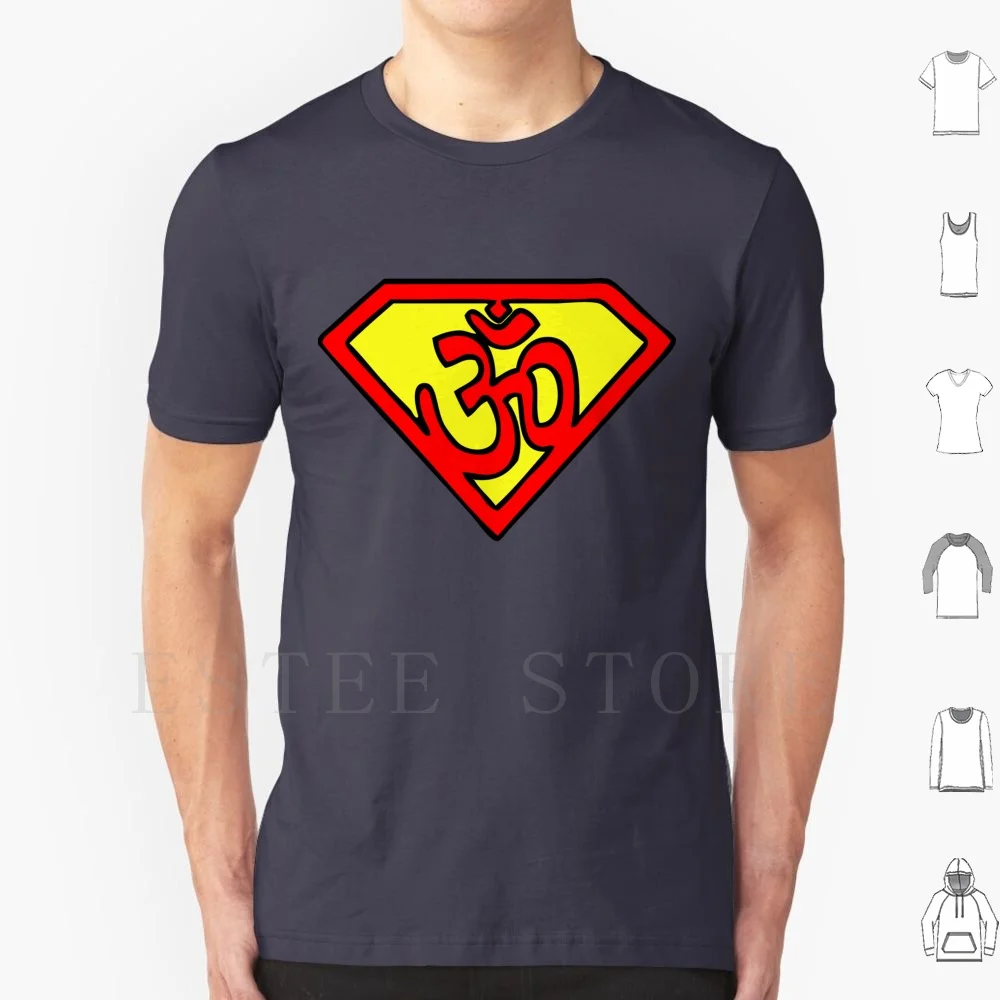 Super Om Symbol T Shirt Print Cotton Yoga Namaste Om Fitness Yogi Yogini Shanti Aum Parody Hippy Karma Buddha Hindu Peace Zen