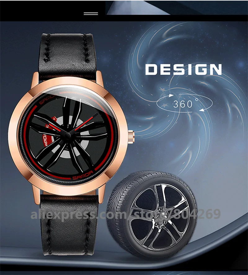 

50pcs/lot Wholesale Factory Price Leather Men's Wrist Watch Fashion Men's Rotate Watch