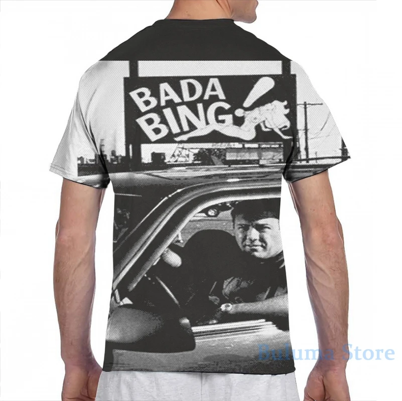 Bada Bing Tony Soprano men T-Shirt women all over print fashion girl t shirt boy tops tees Short Sleeve tshirts