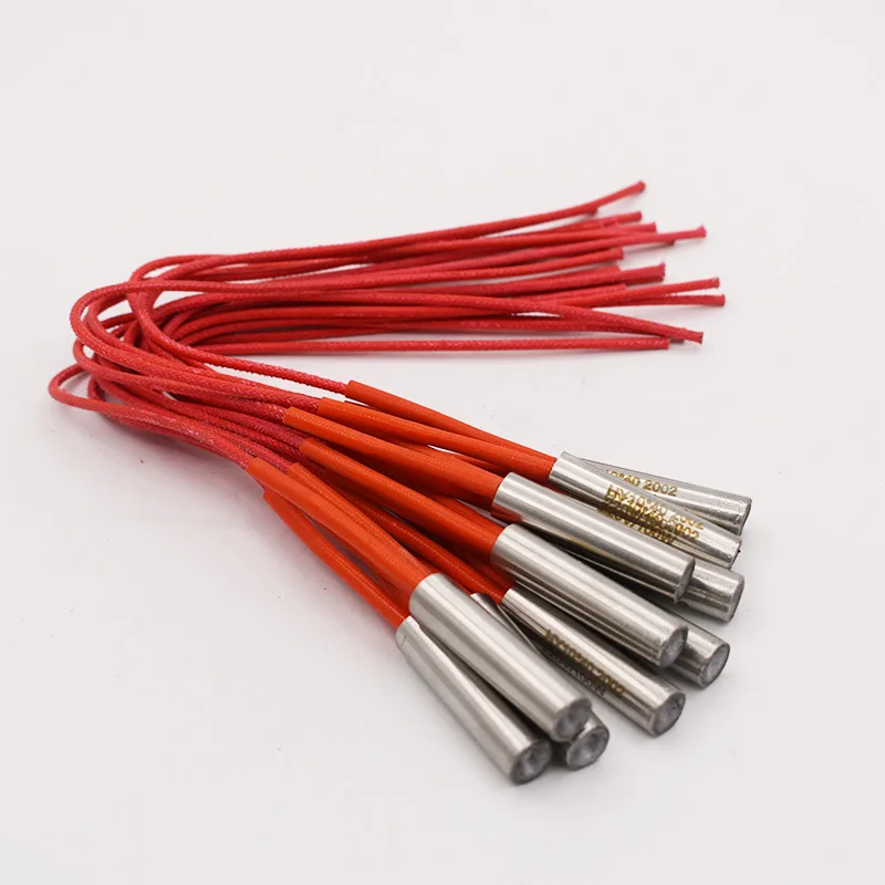 Stainless Steel 6x60mm Cartridge Heater 6mm Tube Diameter 24V/36V/110V/220V/380V 90W Electric Heater Element