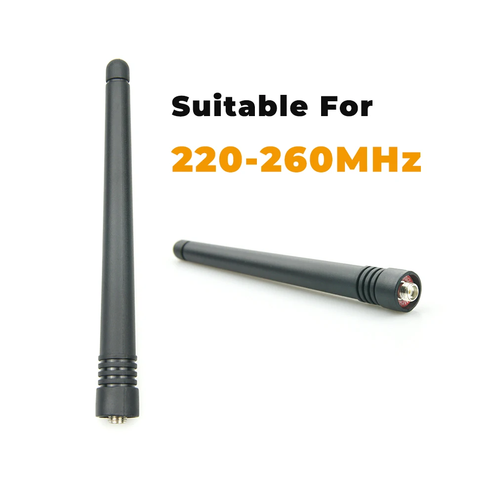 (220-260MHZ) walkie-talkie universale breve Antenna FM/145-230/245-260MHz sma-femmina Antenna per Baofeng UV-5R III UV-S9 UV-82T