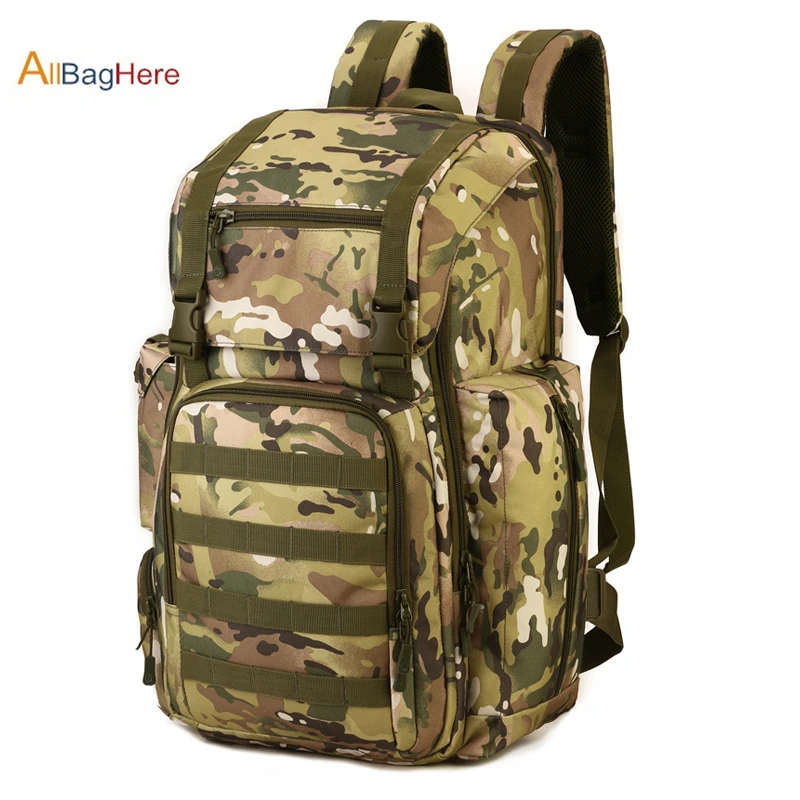 

40L 17" Laptop Military Backpack Waterproof Nylon bag Molle Army Back Pack Travel Rucksack Outdoor Hunting Ammo Army Camping Bag