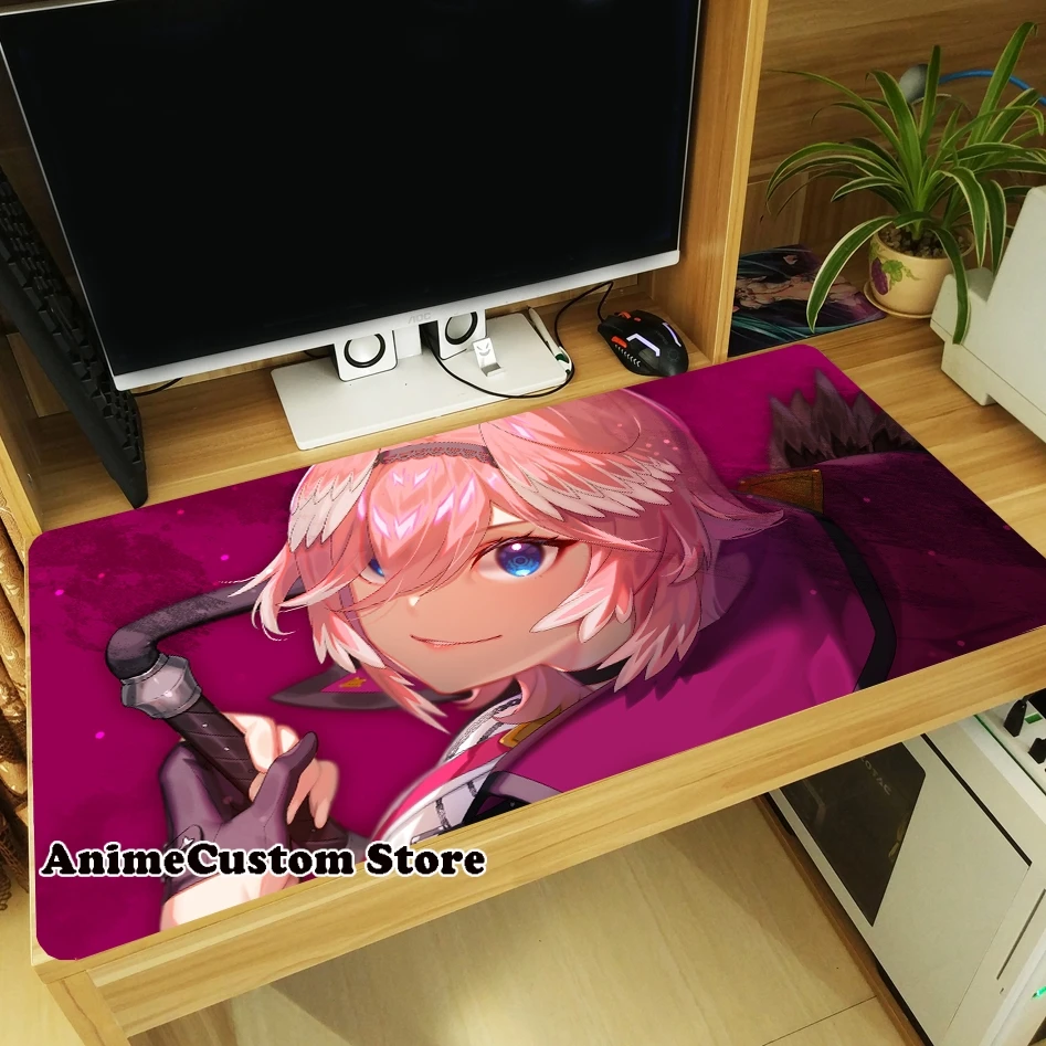 Game Takane Lui Anime Hololive VTuber Thicken Mouse Pad Laptop Gaming Large Mousepad Table Keyboard Mat Playmat Cosplay Gift