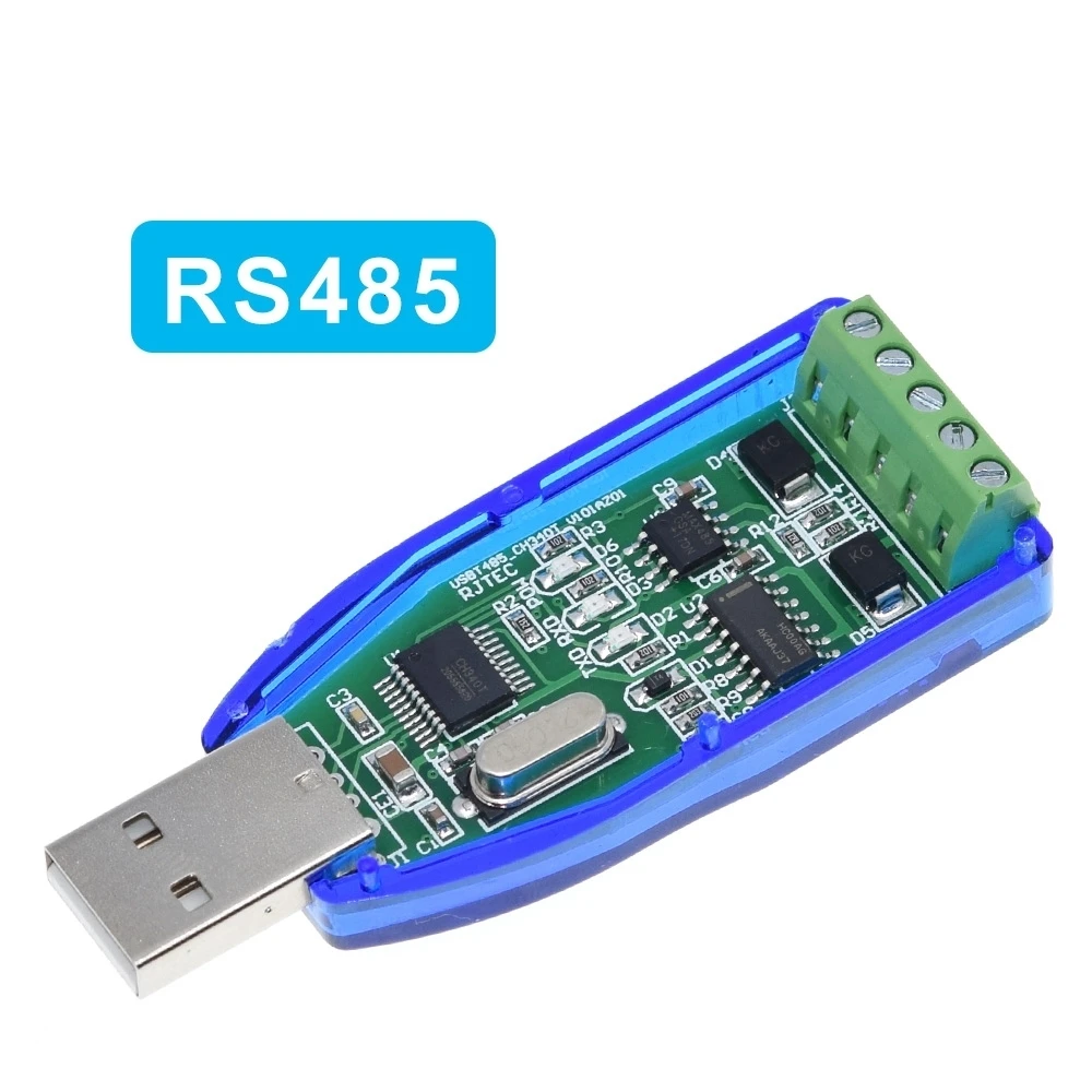 Tzt industrial usb to rs485 422 ch340g konverter upgrade schutz konverter kompatibilität standard RS-485 platinen modul – Detail 10