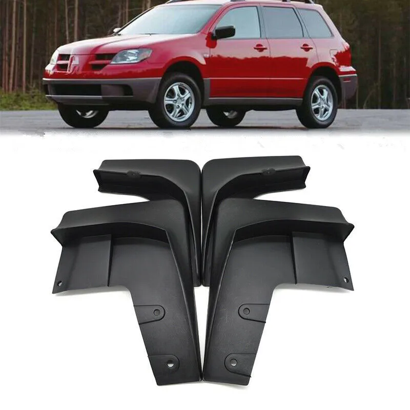 4pcs mudflaps For Mitsubishi Outlander 2003-2005 1ST Gen Mudguards Splash Guards Mud Flaps Car Fender Flares Car Accessories