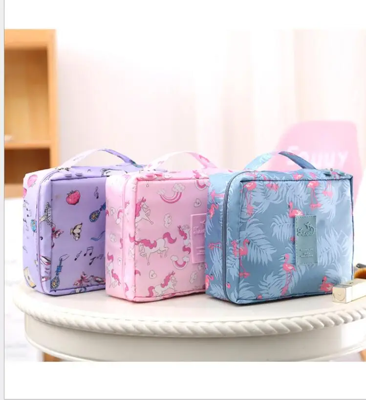 Portable Travel zipper Makeup Bag Women Cosmetic Bag Toiletries Organizer Waterproof Female Storage Beauty Cases Wash Pouch