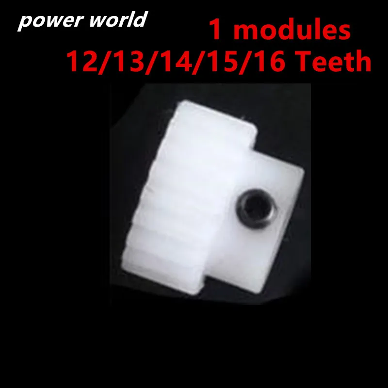 POM 1 Modules 12/13/14/15/16 Teeth Gearbox Self-Lubricating Involute Cylindrical Gear Motor Accessories