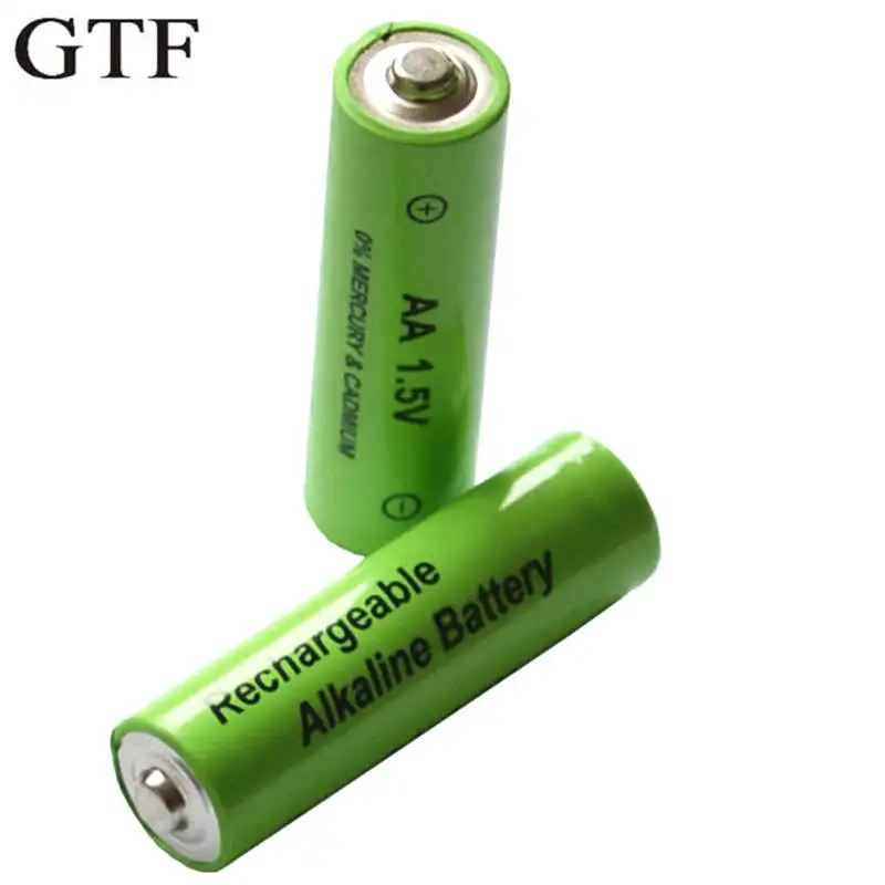 GTF 1.5V 3000mAh AA batteria alcalina batteria Ricaricabile per la Torcia Elettrica del faro giocattolo Batterie ricaricabili cr123a aa batteria