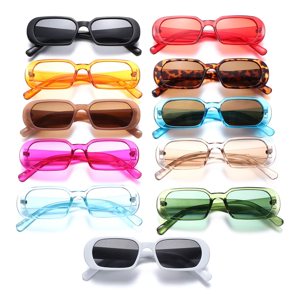 Jelly Color Small Frame Shades Eyewear Retro Oval Sunglasses for Women glasses Vintage UV400 Goggles Ladies