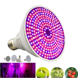 Full Spectrum Led Grow Light Bulbs E27 Plant Growing Lights Lamp for indoor Hydroponics Room cultivo Vegetable Flower Greenhouse