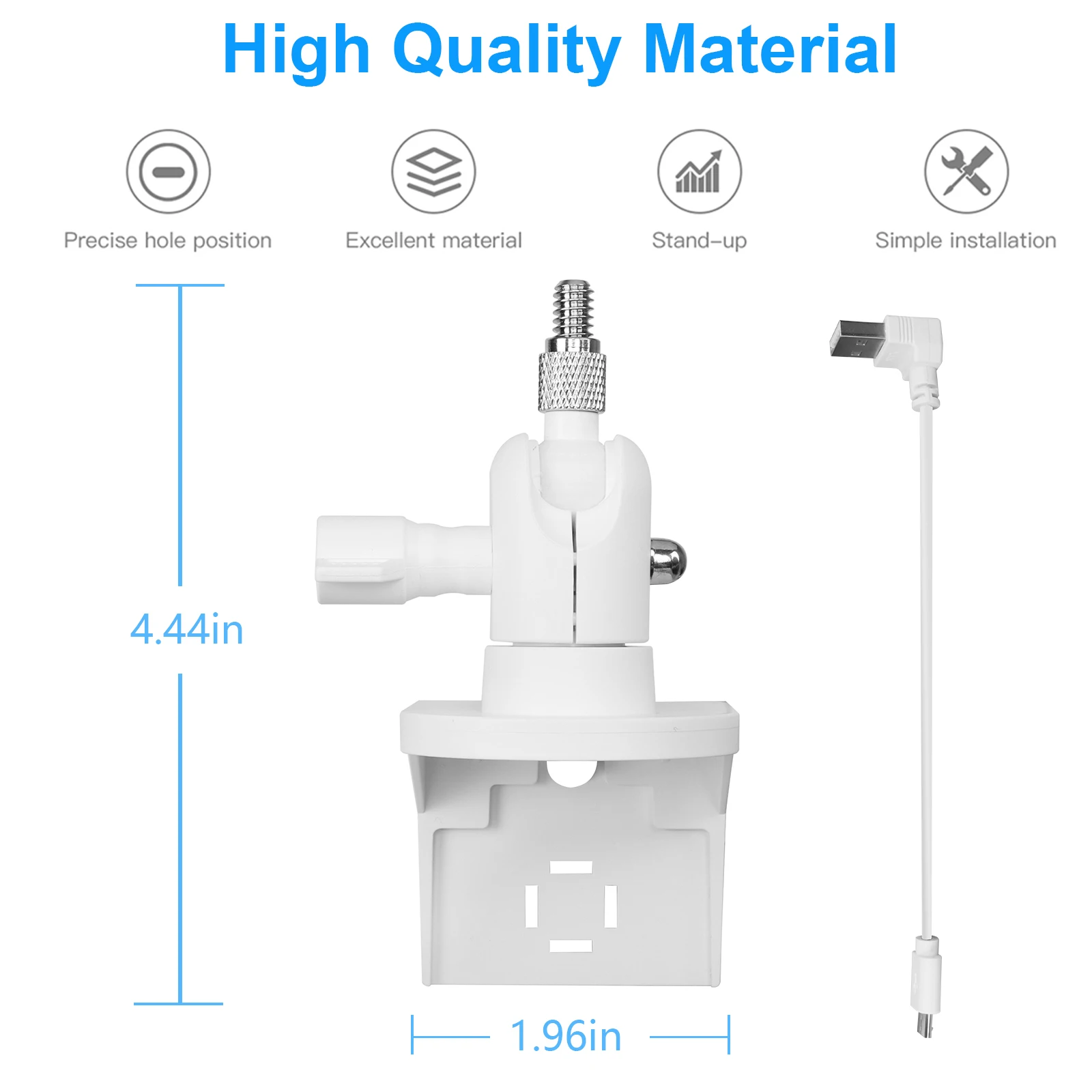 Hoa Kỳ Loại Phích Cắm Ổ Cắm Giá Đỡ Ốp Cho Wyze Cam V3 Cắm Ổn Định Giá Đỡ Gắn Bộ Camera An Ninh Phụ Kiện