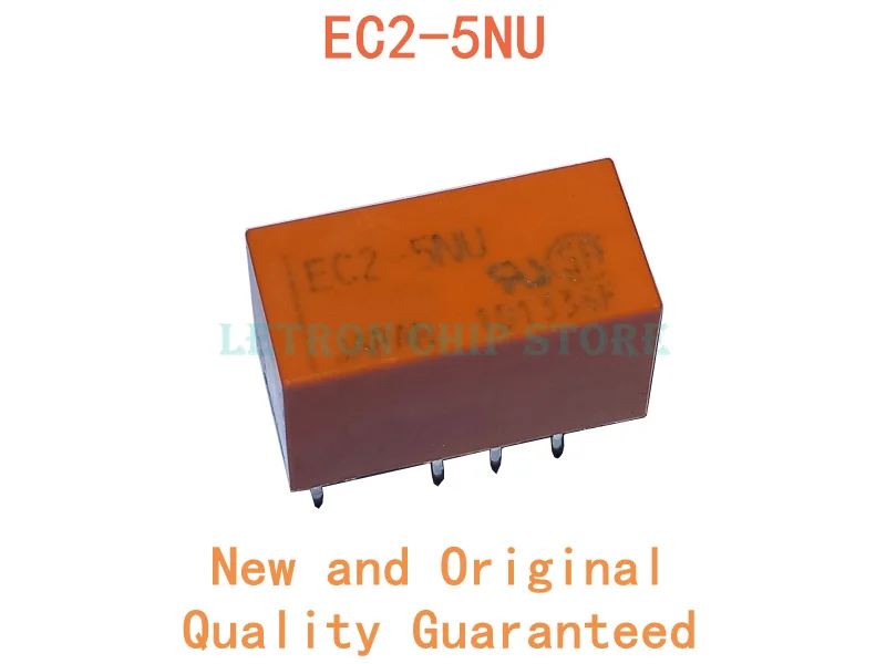 10PCS/lot Relay EC2-5NU EC2-12NU 2A 8PIN 5V 12V original and new