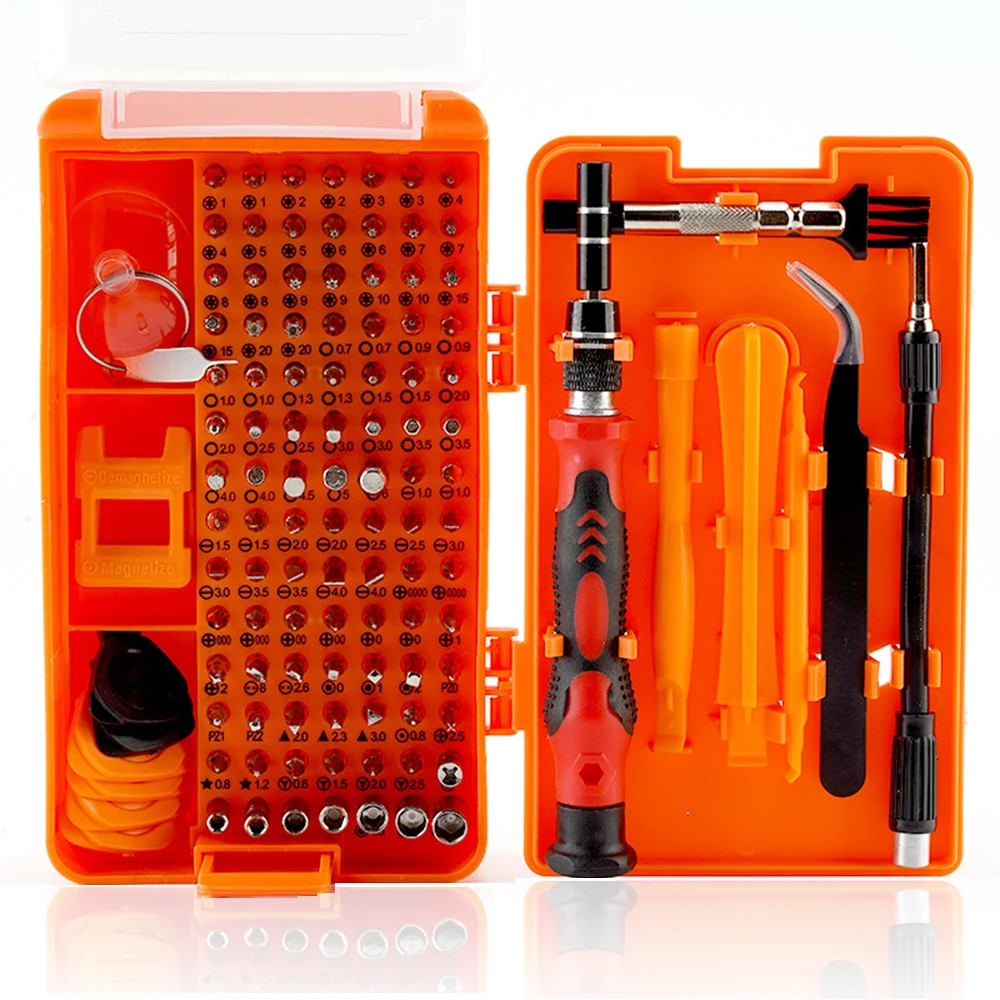 115/122/138 in1 screwdriver set and screwdriver bit set, multifunctional precision maintenance diy hand tool kit，for Tool Repair