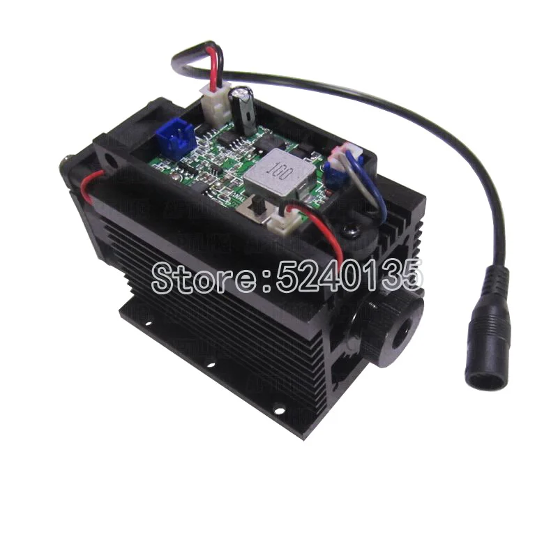 Chất Lượng Cao DIY Điều Chỉnh Lấy Nét Cao Cấp 10W 10000Mw 450nm Laser Mô Đun Cắt Khắc