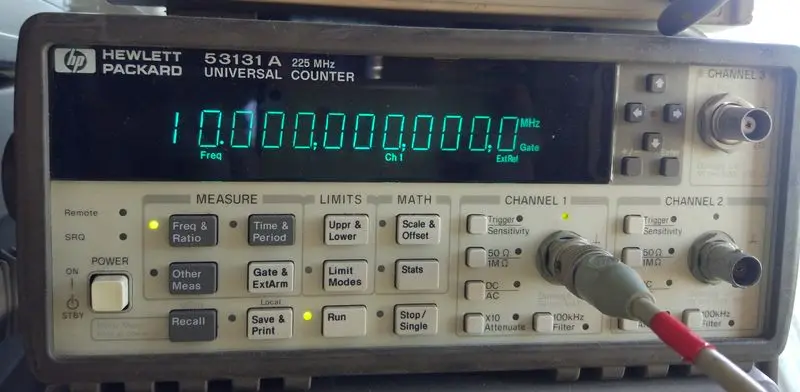 BG7TBL 10MHz OCXO FREQUENCY STANDARD sine wave  square wave