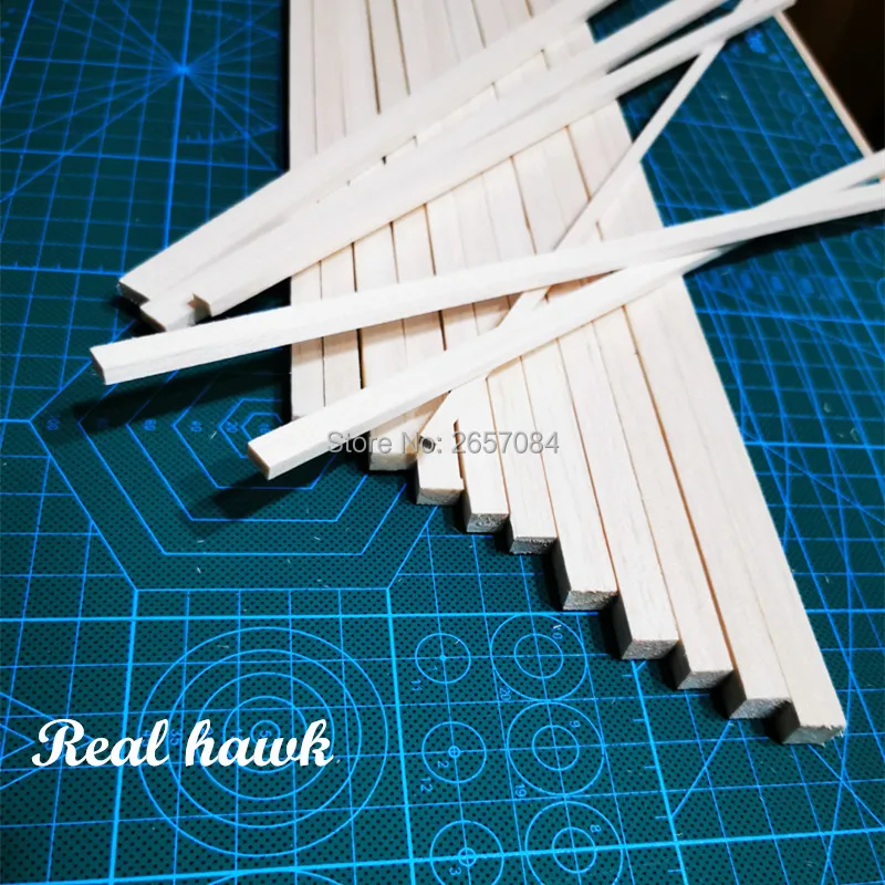 200 mm length 4 mm thickness width 5/6/7/8/9/10mm wood strip AAA+ Balsa Wood Sticks Strips for airplane/boat model DIY