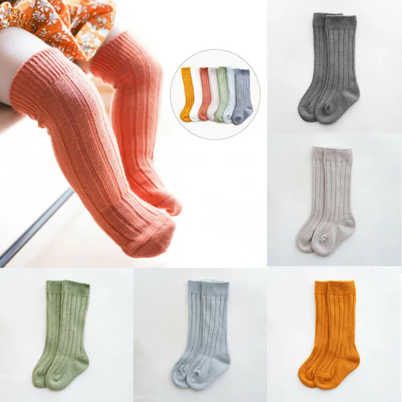 7Colors 0-5Years Toddler Baby Boy Girl Stocking Solid Cotton Soft Tights Children´s Breathable Comfortable Stockings