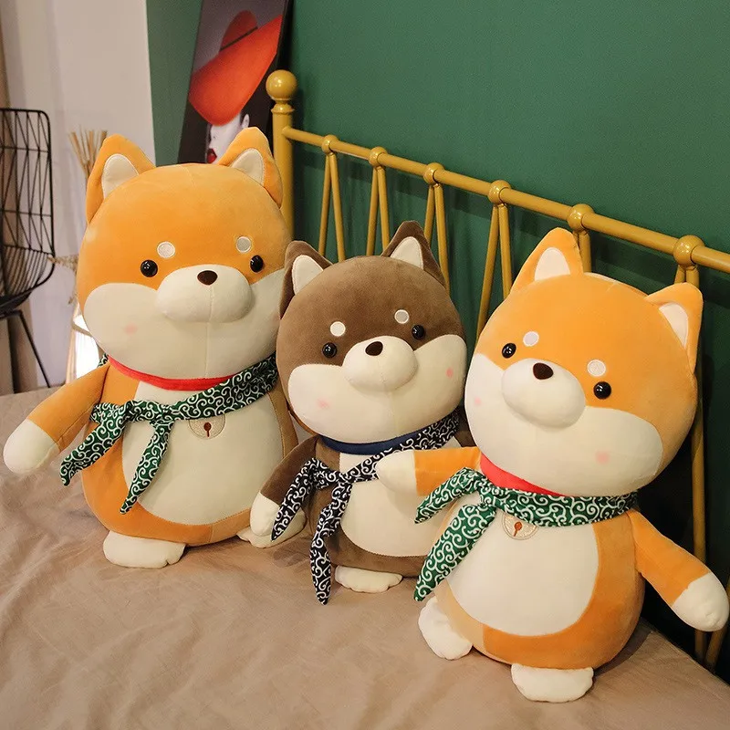 

Cute Fat Runaway Standing Shiba Inu Dog Plush Toy Stuffed Soft Kawaii Animal Dolls Cartoon Pillow Lovely Gift for Kids Baby