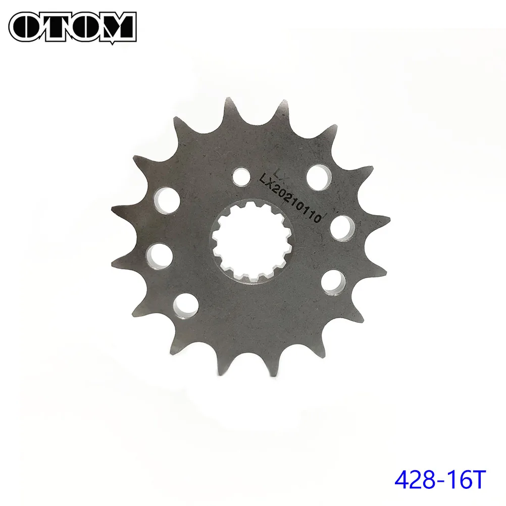 For 428 Chain Motorcycle 16T Front Sprocket Transmission Gear Fit YAMAHA DT230 LONCIN MT250 2 Stroke Off Road Engine std Parts