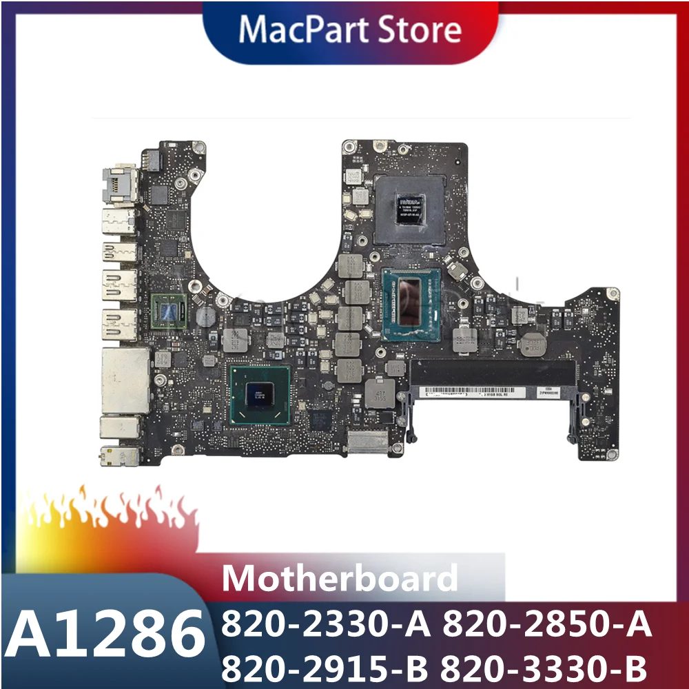 Tested Original A1286 Motherboard for MacBook Pro 15