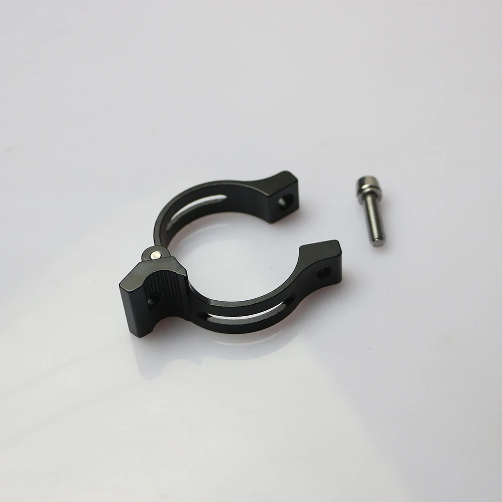 SENSAH Bicycle Front Derailleur Clip Lock Braze-on Adapter Clamp Converter 34.9mm 31.8mm