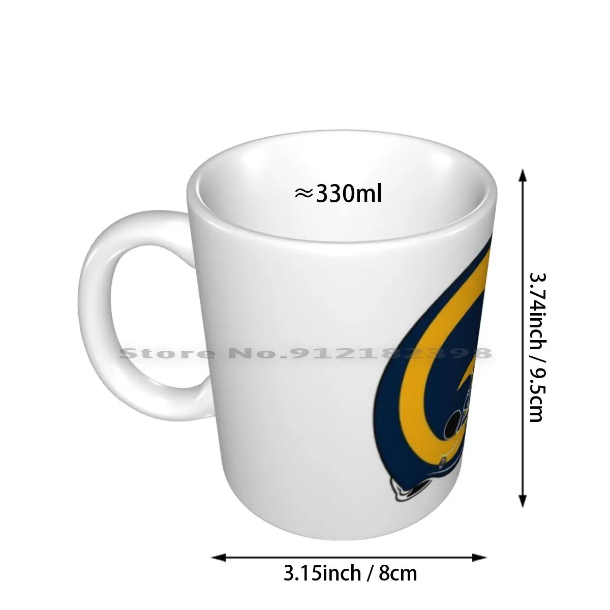 - American Football Ceramic Mugs Coffee Cups Milk Tea Mug Football Beautiful Beauty Cool Cute Eyes Fashion Follow Followme