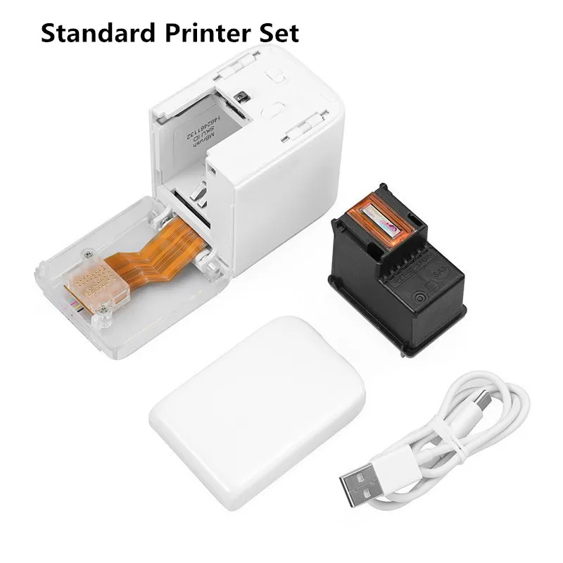 Kongten Mbrush Mini Printer Bluetooth Mobile Color Mini Handheld Printer Portable Wifi Printers PrinCube Handheld Inkjet Printer