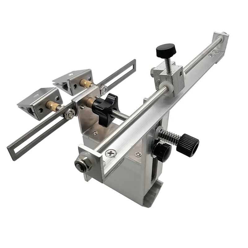 

KME Fixed Angle Sharpener with Turning Chuck Double Chuck Mode with Four Diamond Grindstone Professional Metal Models