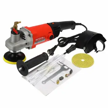 1400W electric marble granite wet stone polisher grinder sander hand water mill variable speed angle