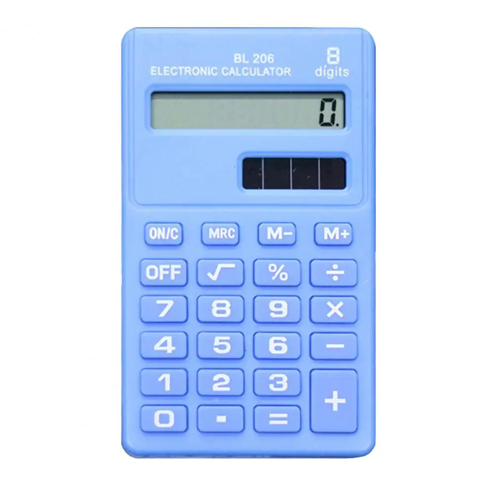 Pocket Size Handheld 8 Digits Portable Electronic Calculator Reliable ABS Pocket Size Handheld Calculator Office Supplies