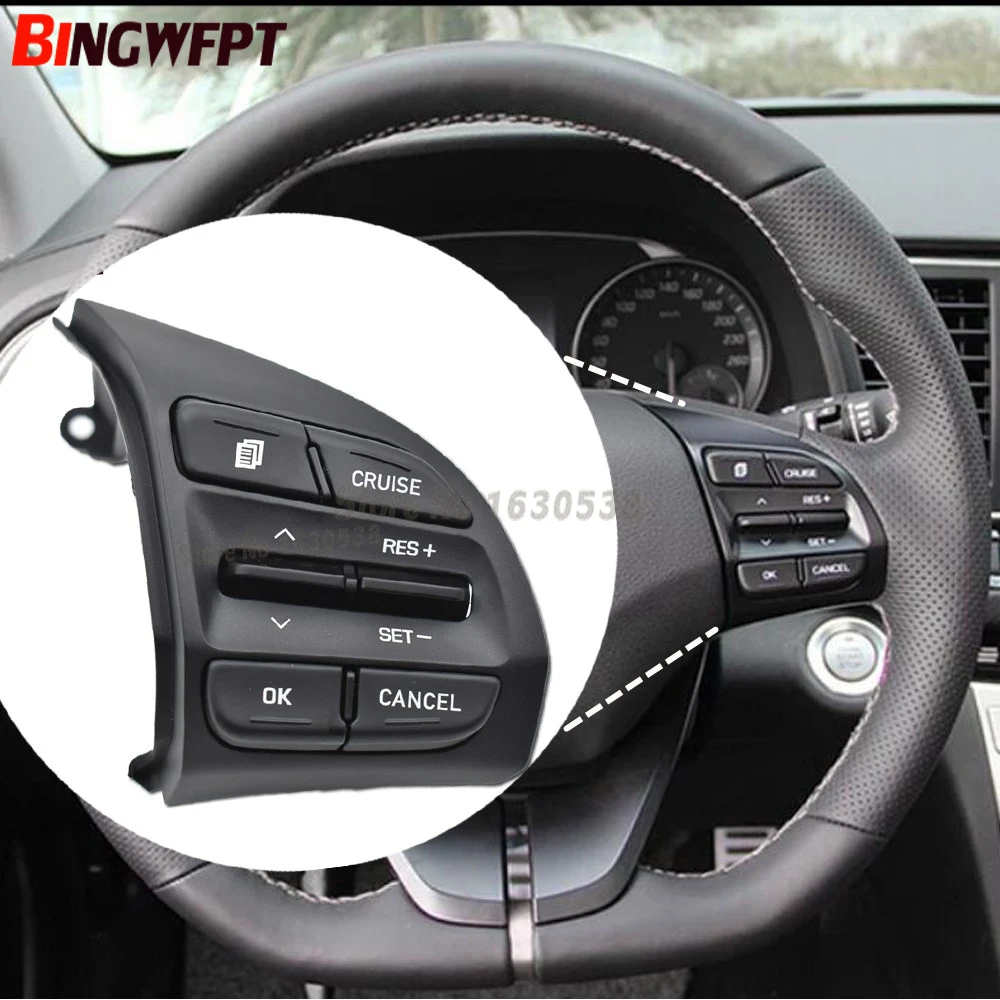 High quality Car Cruise Control Steering Wheel Buttons Switch Right side for Hyundai Elantra1.4T 2016-2018