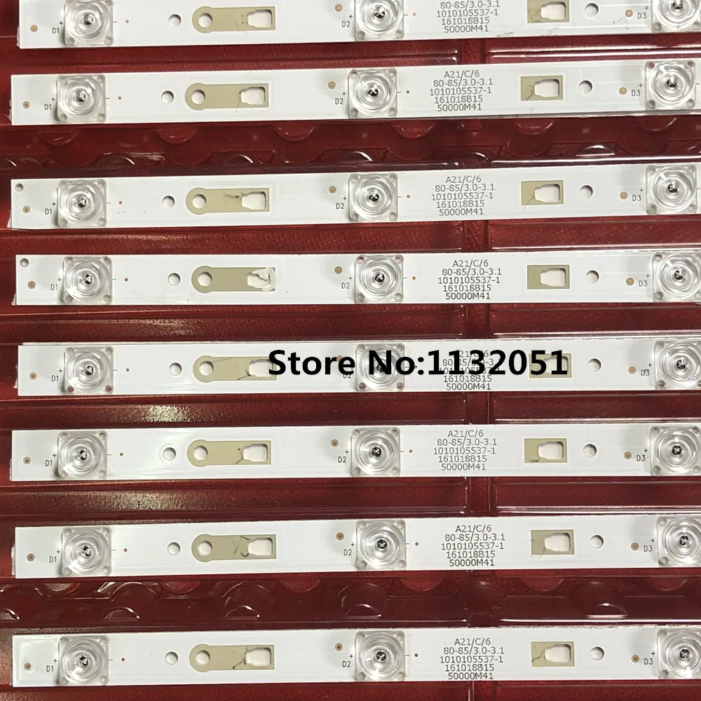 Tira de luces LED de retroiluminación, accesorio para LE50K5500TF Pioner PLE5006 piezas LT-50EM76 P50FN117J LT-50C550 LED50D6-ZC14-01 LED50D06-ZC14AG-01, 12 V500HJ1-PE8