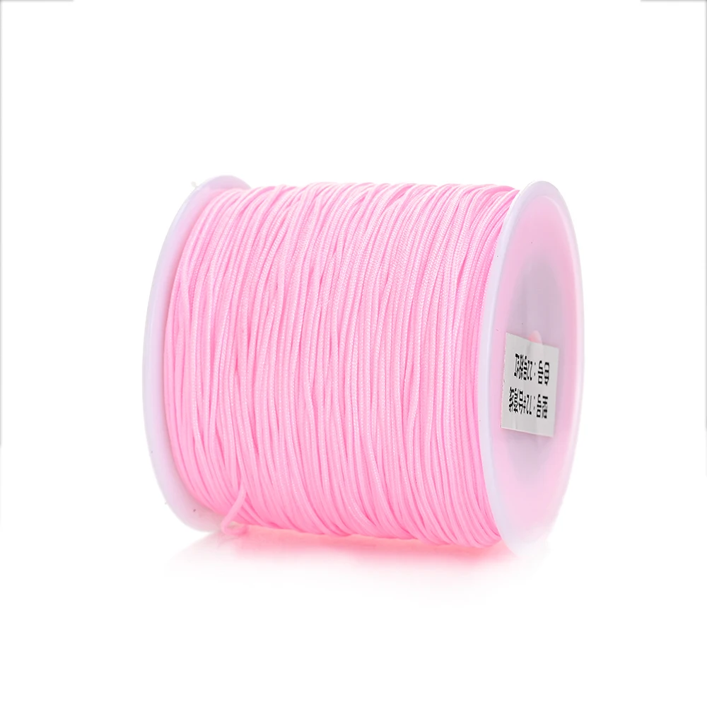 100 m/Rolle, 0,8 mm, 28 Farben, Nylonfaden, Schnur für DIY-Herstellung von Armbändern, Halsketten, handgefertigten Bastelzubehör – Detail 7