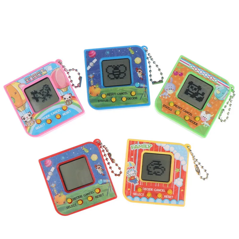 New 1pc 90S Nostalgic 168 Pets Virtual Cyber Pet Toy Tamagotchi Electronic Pets Toys