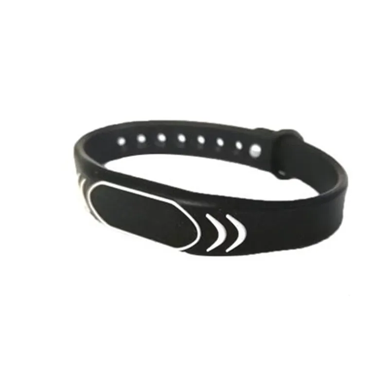 5 Colors Black/Blue/Red/Yellow/Green ID 125KHz EM4100 TK4100 Readable Waterproof Adjustable RFID Wristband 1Pcs