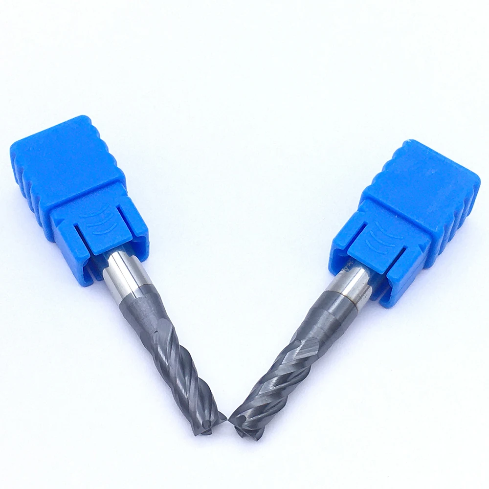Endmills Hợp Kim 1 Cái HRC50 4 Sáo D5X15XD6X50L Cacbua Vonfram Thép Không Gỉ Tiện Bằng Máy CNC Xay Cắt Đáy Bằng 4 Lưỡi Dao Cấp cối Xay