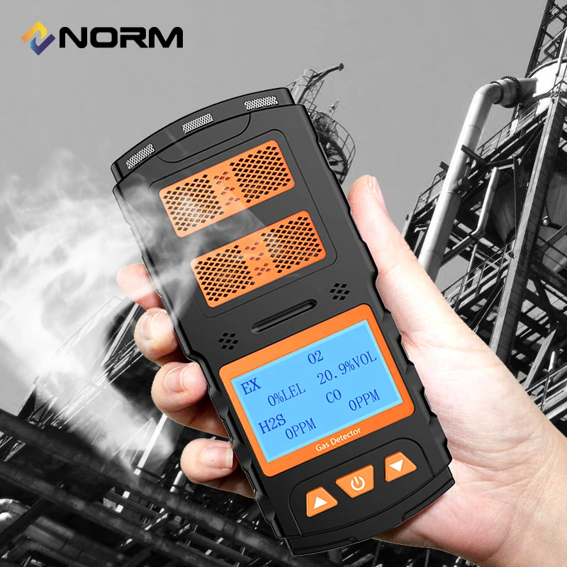 Imagem -05 - Mufasha Detector de Gás Portátil Indústria Multi Gás Meter ex o2 H2s co