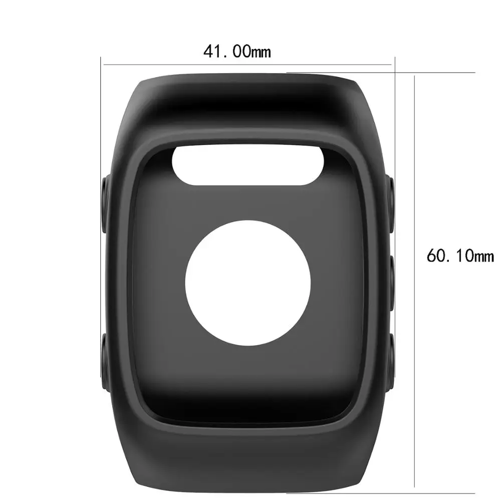 Silicone watch Case For Polar M400 M430 GPS Universal Sport SmartWatch Replacement Durable Protective Shell cover for POLAR M400