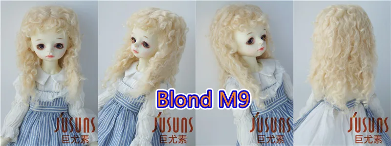 D28002 Extremely Longe Curly Monghanjuc Mohair BJD Wigs 6-7' 7-8' 8-9' 9-10' 1/6 1/4 1/3 YOSD MSD SD DOD QBaby Blythes Hair