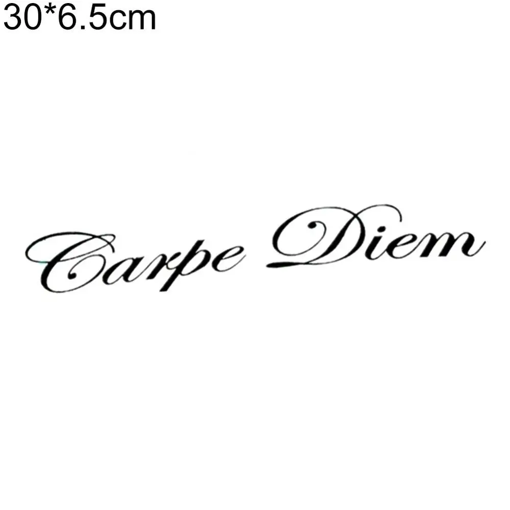 Universal Cute Carpe Diem Letters Design Car Vehicle Front Windshield Sticker Decals Decor