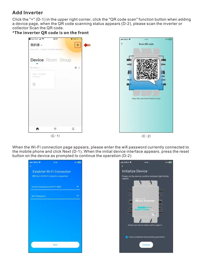 1600w hybrid power micro inversor no laço da grade solar inversor inteligente sistema de energia solar casa com internet inteligente das coisas