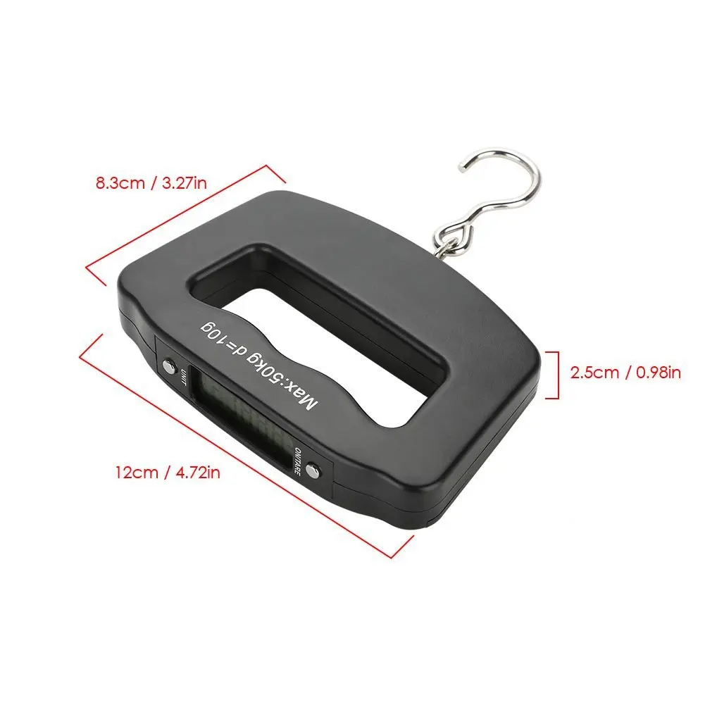 Electronic Scale: A Good Helper Of 50kg/10g Portable Scale Suitcase Luggage Package Scale With Hook For Delivery Man Market