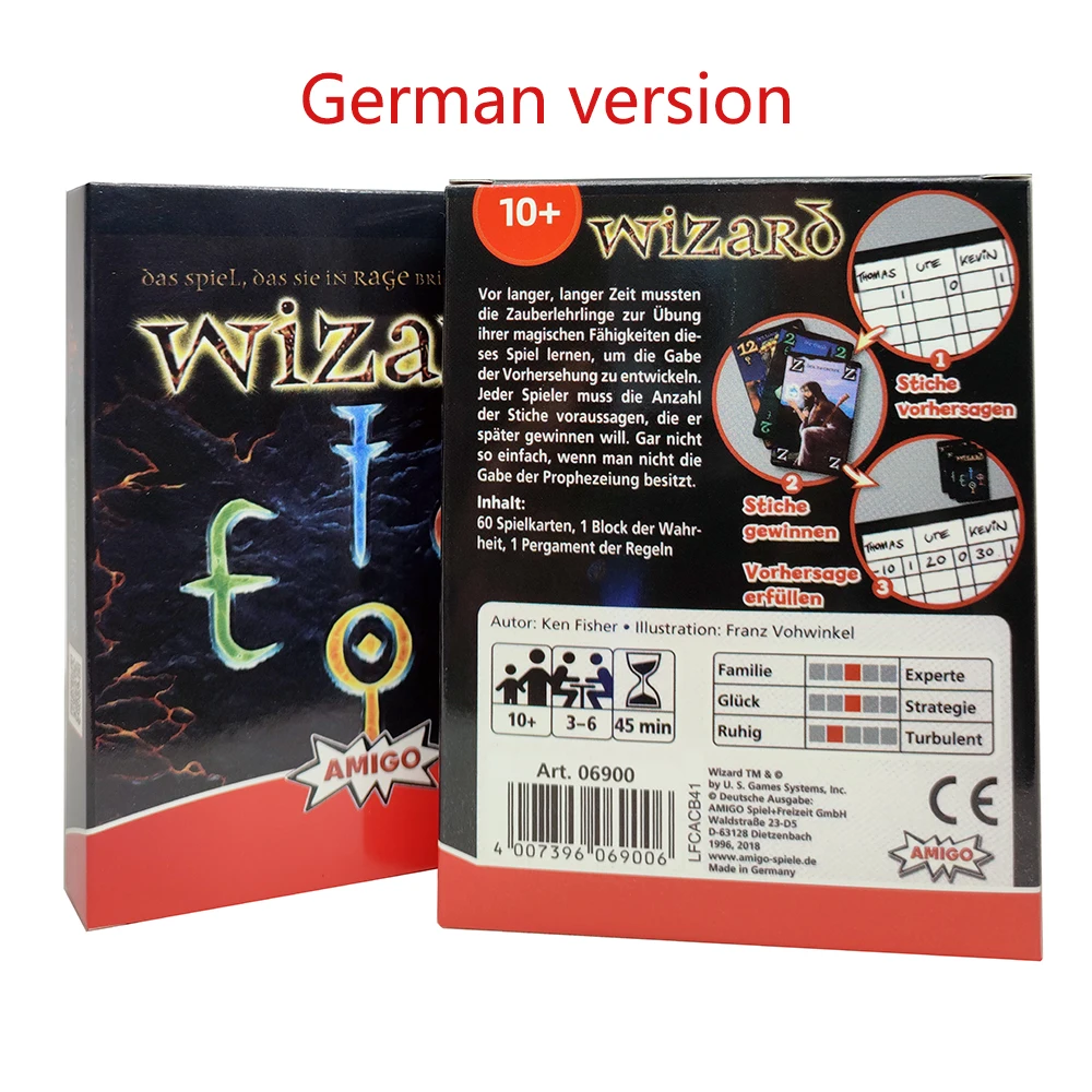 

Wizard Cardgame Party Entertainment Card GamesBoard Game full German Version Amigo 6900