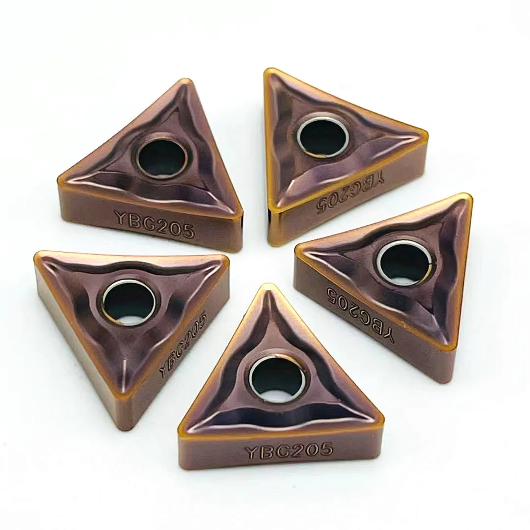 10Pcs เครื่องมือ YBG205 TNMG160404 -EF TNMG 160404 EF ซีเมนต์คาร์ไบด์ตัดเครื่องมือ Inserts Tnmg160408-ef